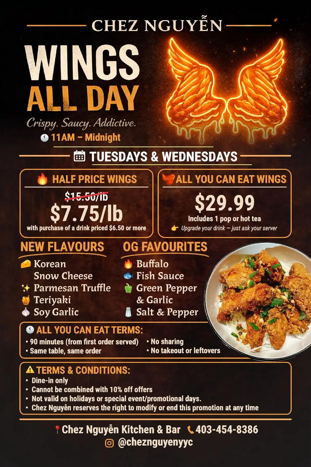 Chicken Wings (1 lb)